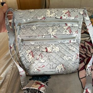 Vera Bradley Triple Zip Hipster- Beary Merry